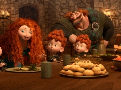 Brave, Merida a tavola assieme alla famiglia